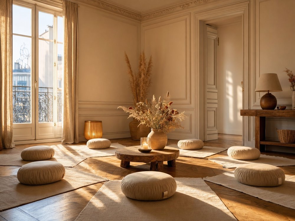 Salle de formation à Paris pour la maîtrise Reiki en présentiel